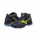 Mizuno Scarpe Pallavolo Uomo - Wave Bolt 7 Mid - Blu/Giallo/Azzurro